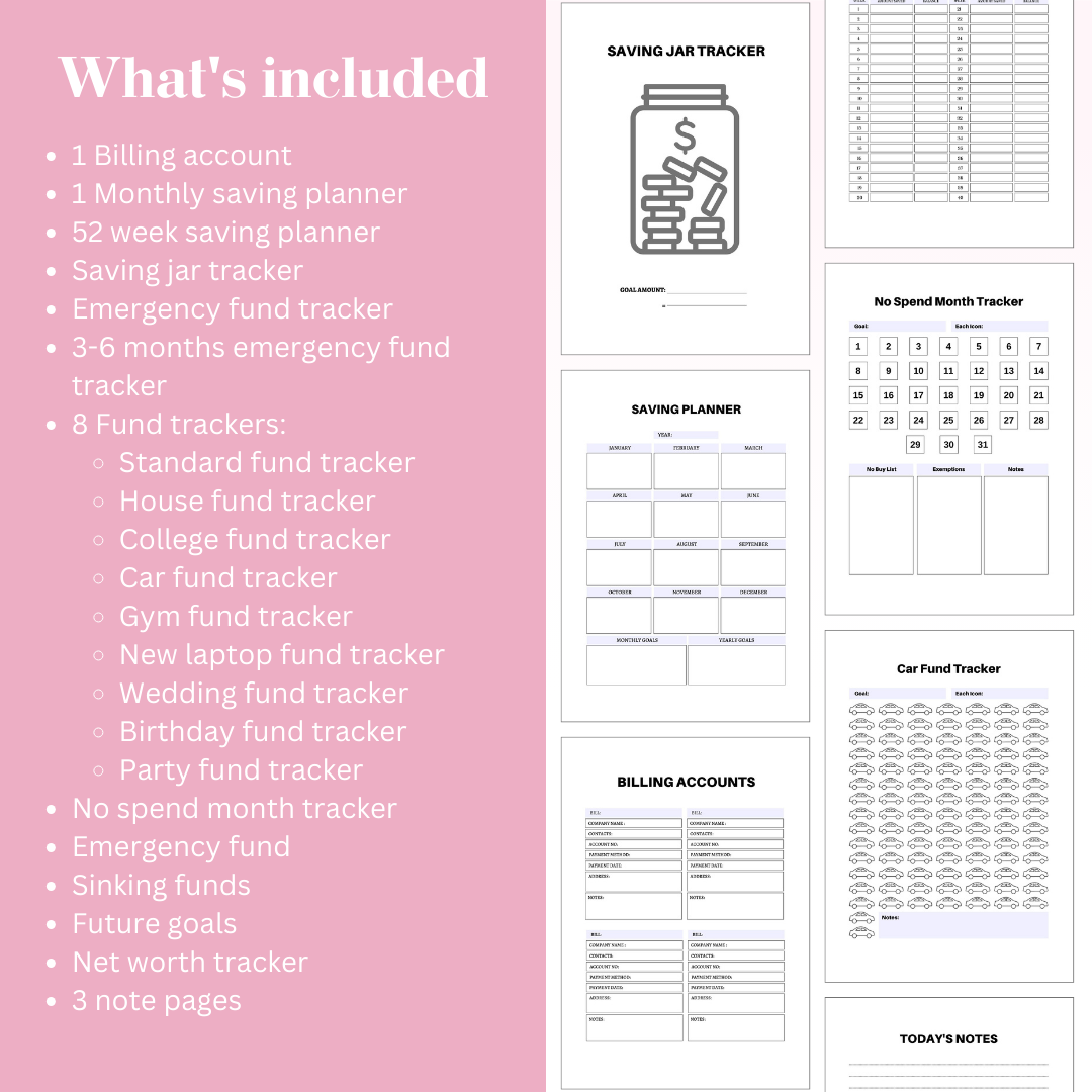 Saving planner