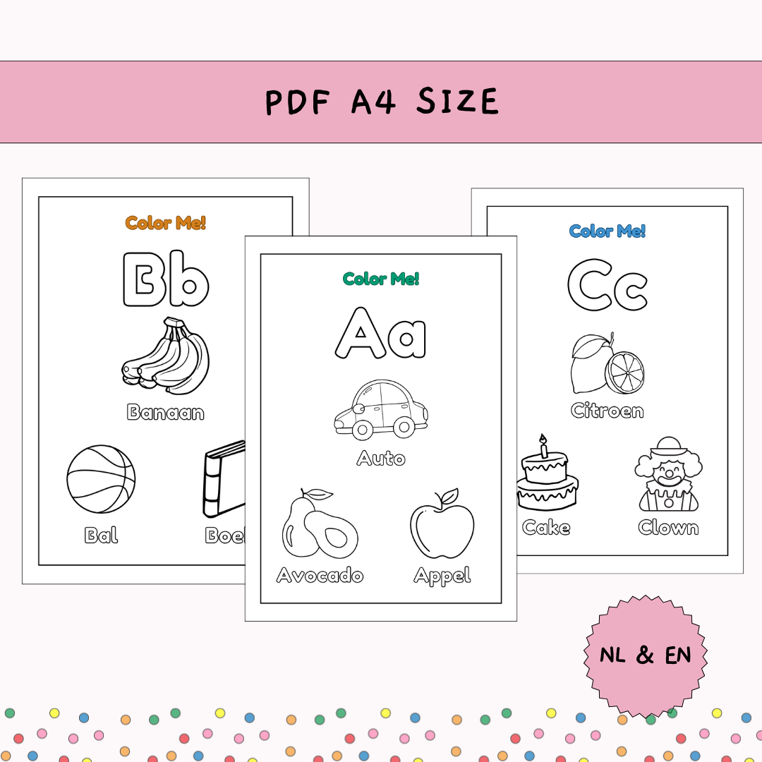 Mijn ABC kleurboek