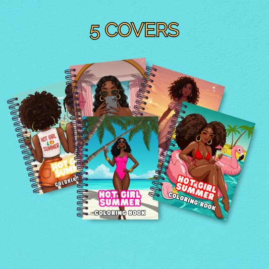 Hot Girl Summer coloring book | Printable digital book
