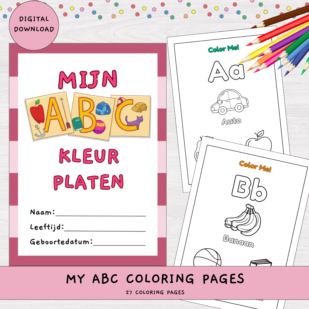 Mijn ABC kleurboek